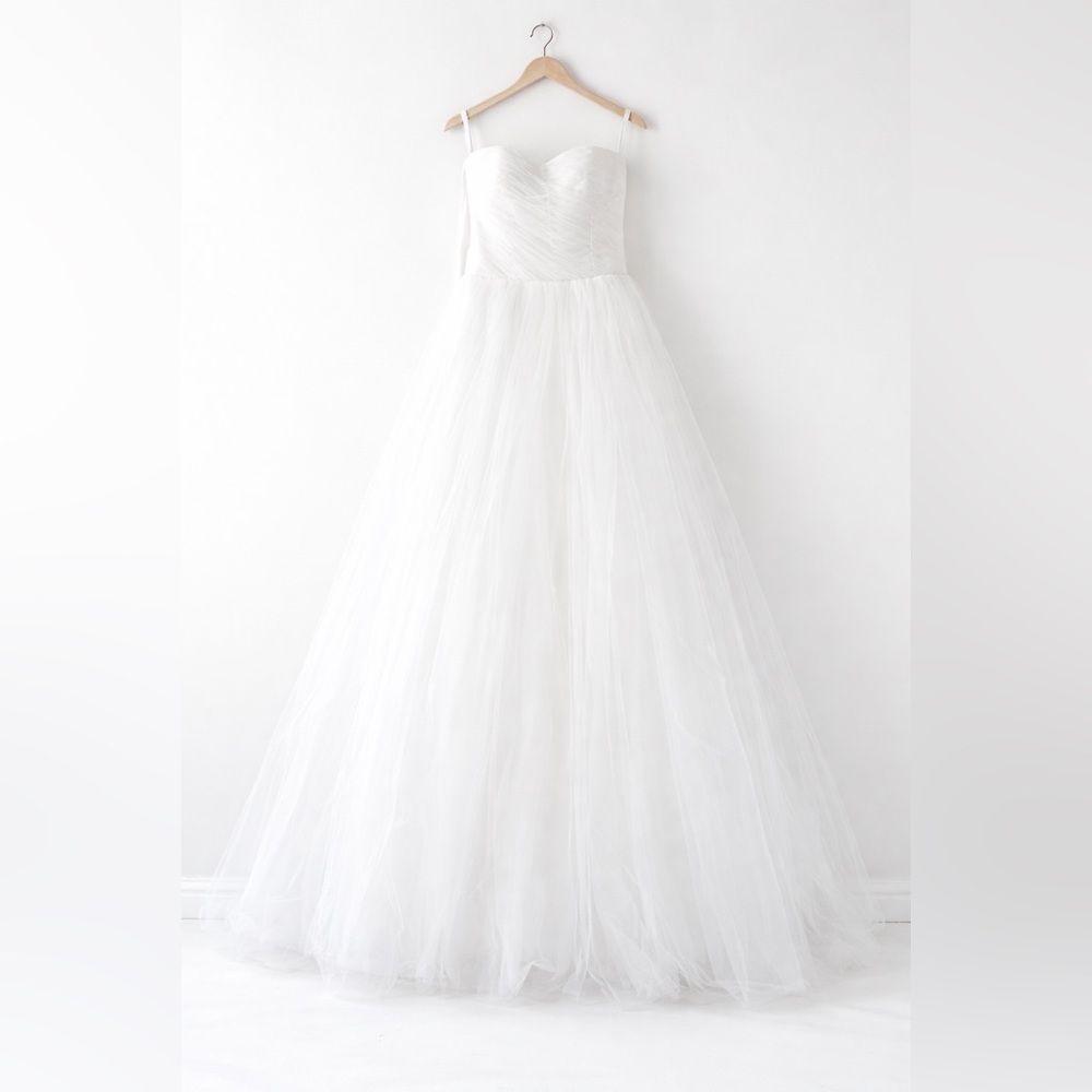 Maggie Sottero Wedding Dress Size 8 White Tulle Ball Gown Bridal NEW $1998